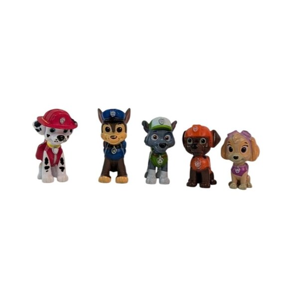 Paw Patrol Collectible Mini Figures Set Of 23 Characters Kids Toy Finger Puppet - Picture 8 of 10